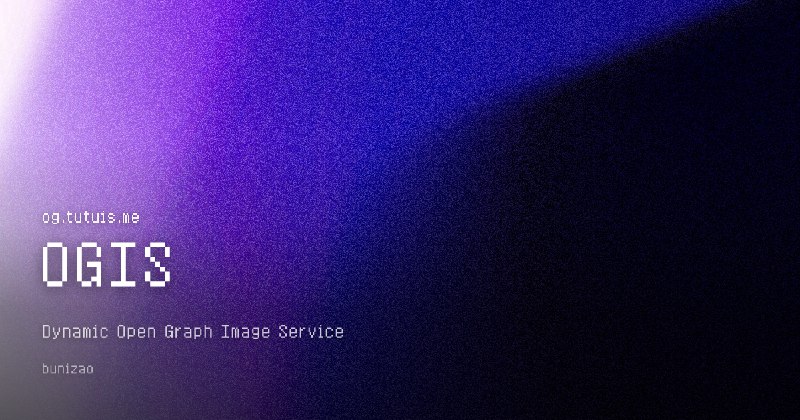 OGIS - Open Graph Image Service