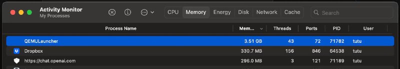UTM内存占用令人不快