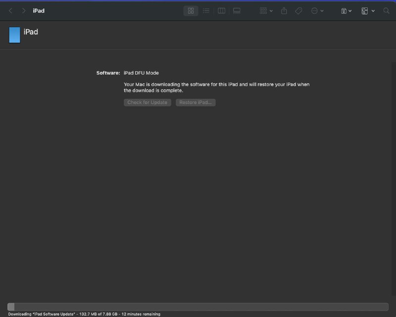 是谁有DFU强迫症