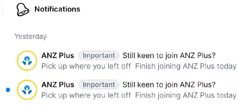 有病啊 不给我开户还天天给我发邮件 你什么意思ANZ