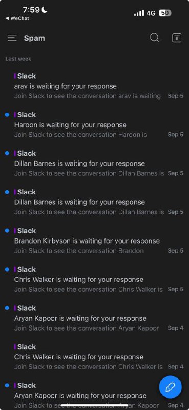 slack你们是把员工列表给我发过来了吗